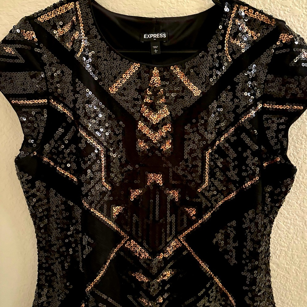 Express Sequins Dress